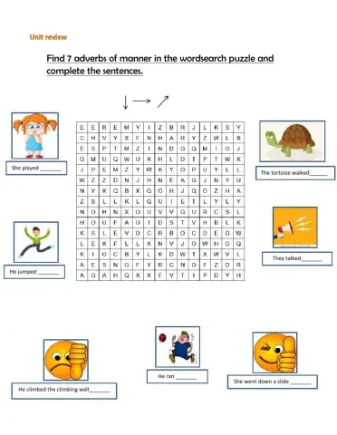 Review - Adverbs of maner