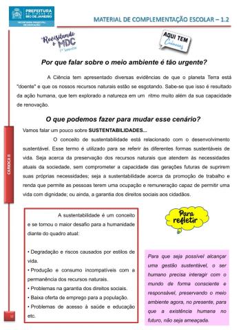 Carioca II - MCE - 13-10 - ALUNO - Ciências