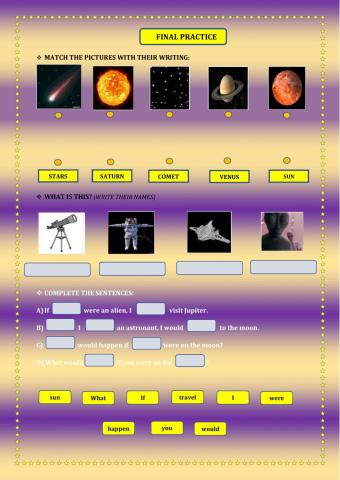Final practice( unreal situation)