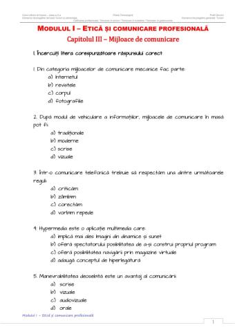 Unități de cazare - fisa 1