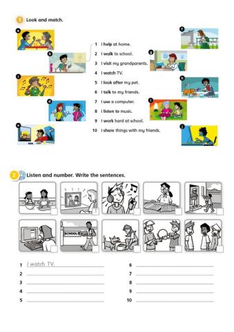 Everyday activities (Part 1)