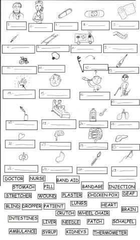 Medical vocabulary