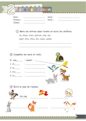 Ulysse 1- fiche de revision 2