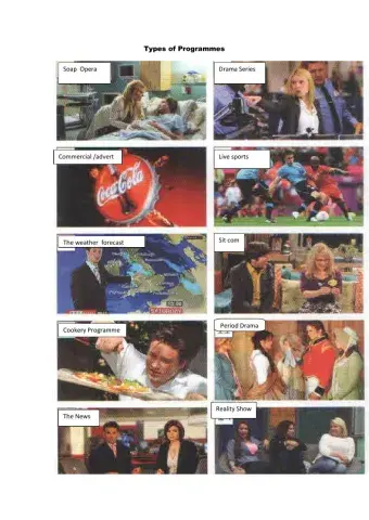 Types of TV Programmes