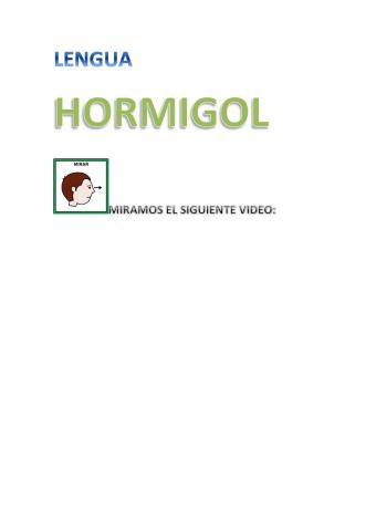 Hormigol