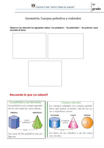 Cuerpos Geométricos