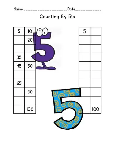 Count By 5's