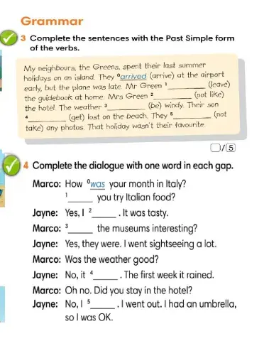 Go getter 3 grammar 2 unit 3