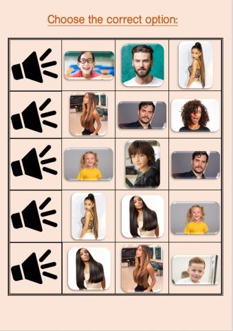 Describing people listening 2