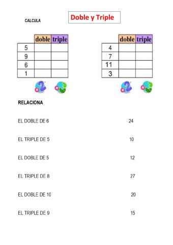 El doble y el tripe