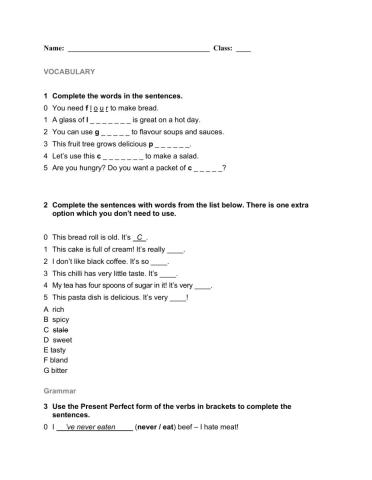 English Class B1 Unit 3