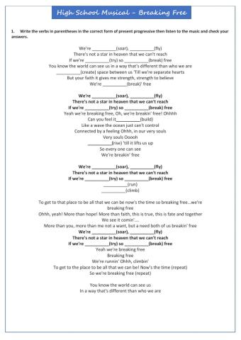 Breaking Free - High School Musical