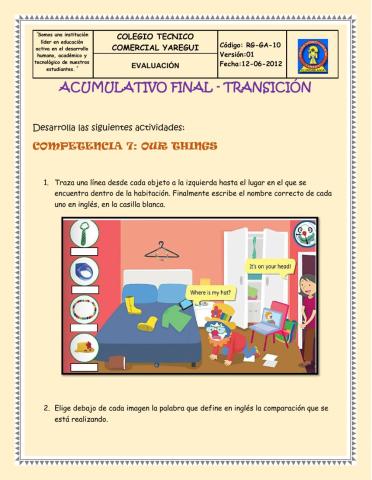 Acumulativo de inglés