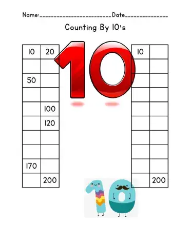 Count By 10's