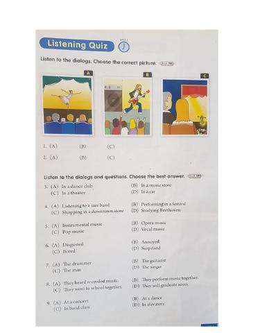 Listening quiiz