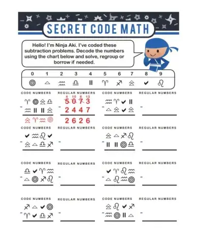SUBTRACTION: Secret Code