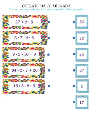 Operatoria combinada simple