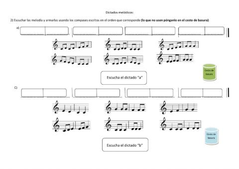 Dictados melódicos