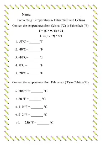 Converting Temepratures: Fahrenheit or Celsius