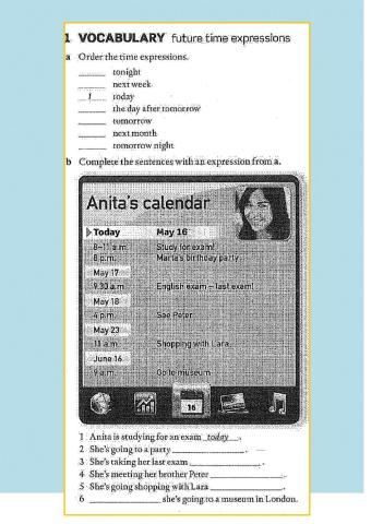 Future time expressions