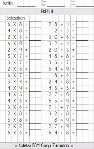 Matematik tahun 2- Cikgu Norzai