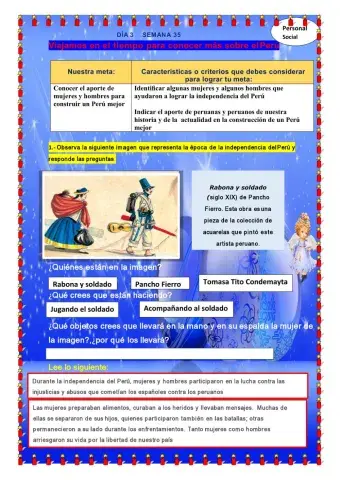 Viajamos en el tiempo para conocer más sobre el Perú