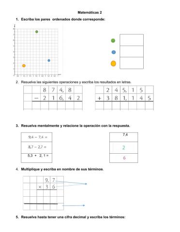 Matemáticas Unidad 2