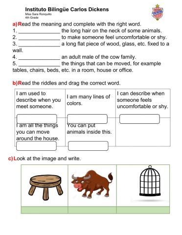 20 - Vocabulary Quiz 1-12