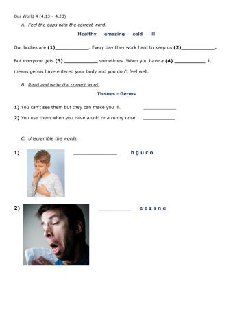 Our World 4.13 -4.23