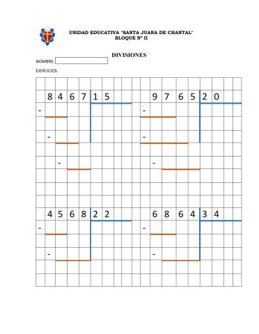 Divisiones de dos cifras