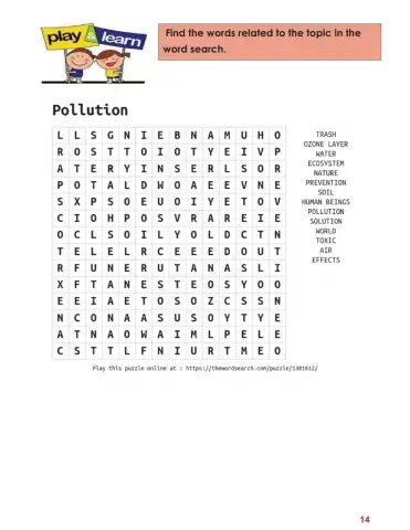 2T-8th-Pollution-Word search 3