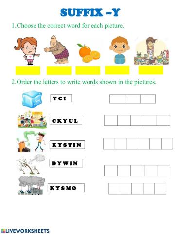 Suffix -y
