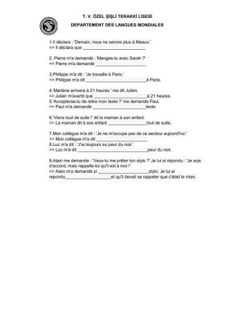 CLASSES 11ème 2EME GROUPE                                                                                                                                     Semaine 7 (12-16 OCTOBRE)