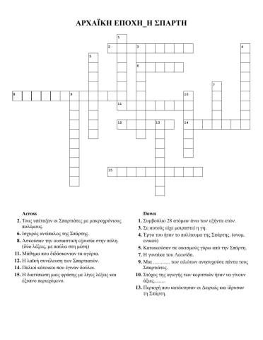 Αρχαϊκή εποχή-Η Σπάρτη