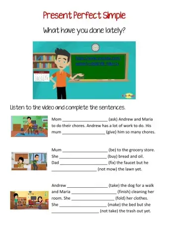 Present Perfect Simple - video lesson