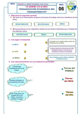 Organización Económica del Tahuantinsuyo