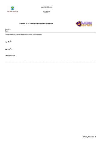 Identidades notables