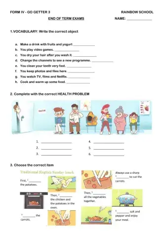 END of TERM EXAMS - IV