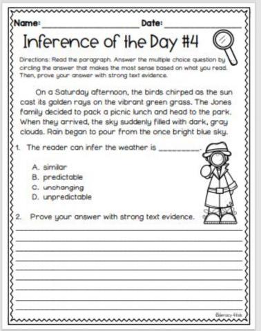 Inference with Text Evidence