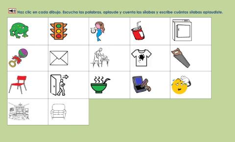 Cuenta las sílabas-Ss