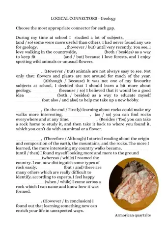 Logical connectors - geology