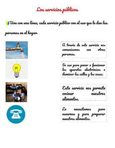 Servicios públicos