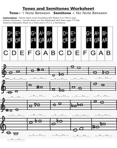 Tones and Semitones 2