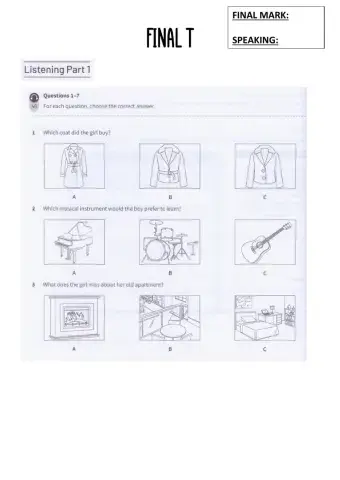 Final test - part 2 - LISTENIN