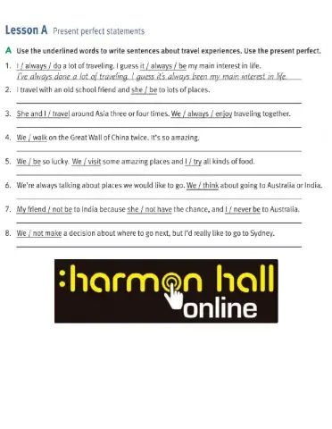 Present Perfect Statements