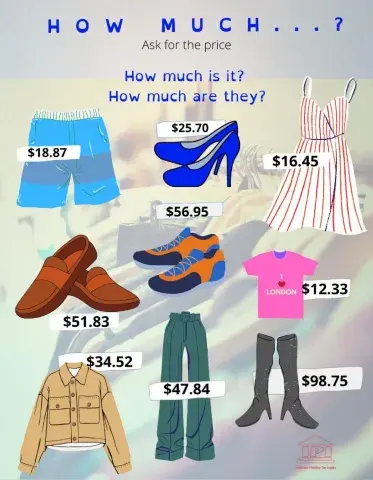 Preguntar los precios - Ask for the price