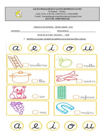 Conducta de entrada jardin
