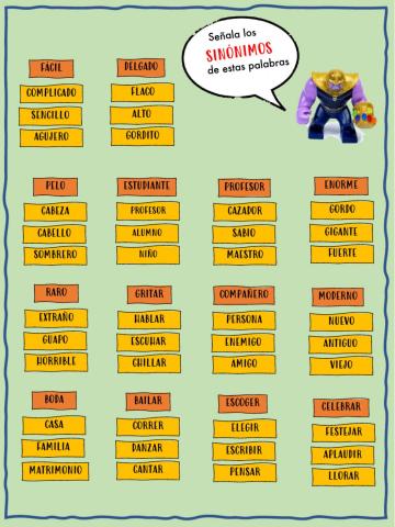 Sinónimos