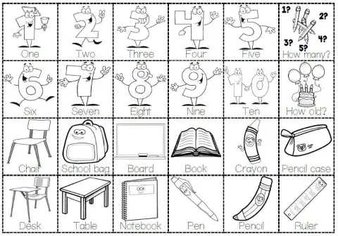 2.4. Numbers - Pictionary