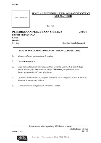 Kertas percubaan kulai